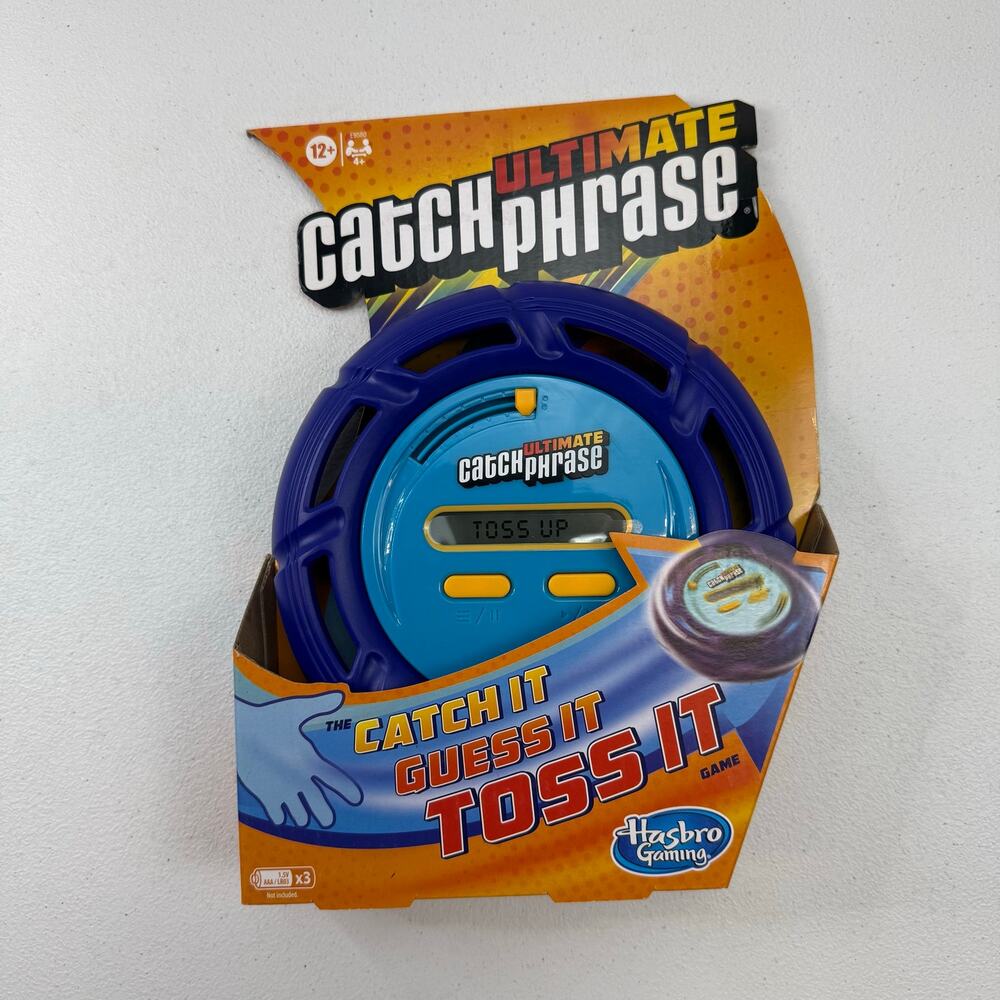 NEW Hasbro Ultimate Catch Phrase Electronic Party Game Catch It Guess It Toss It